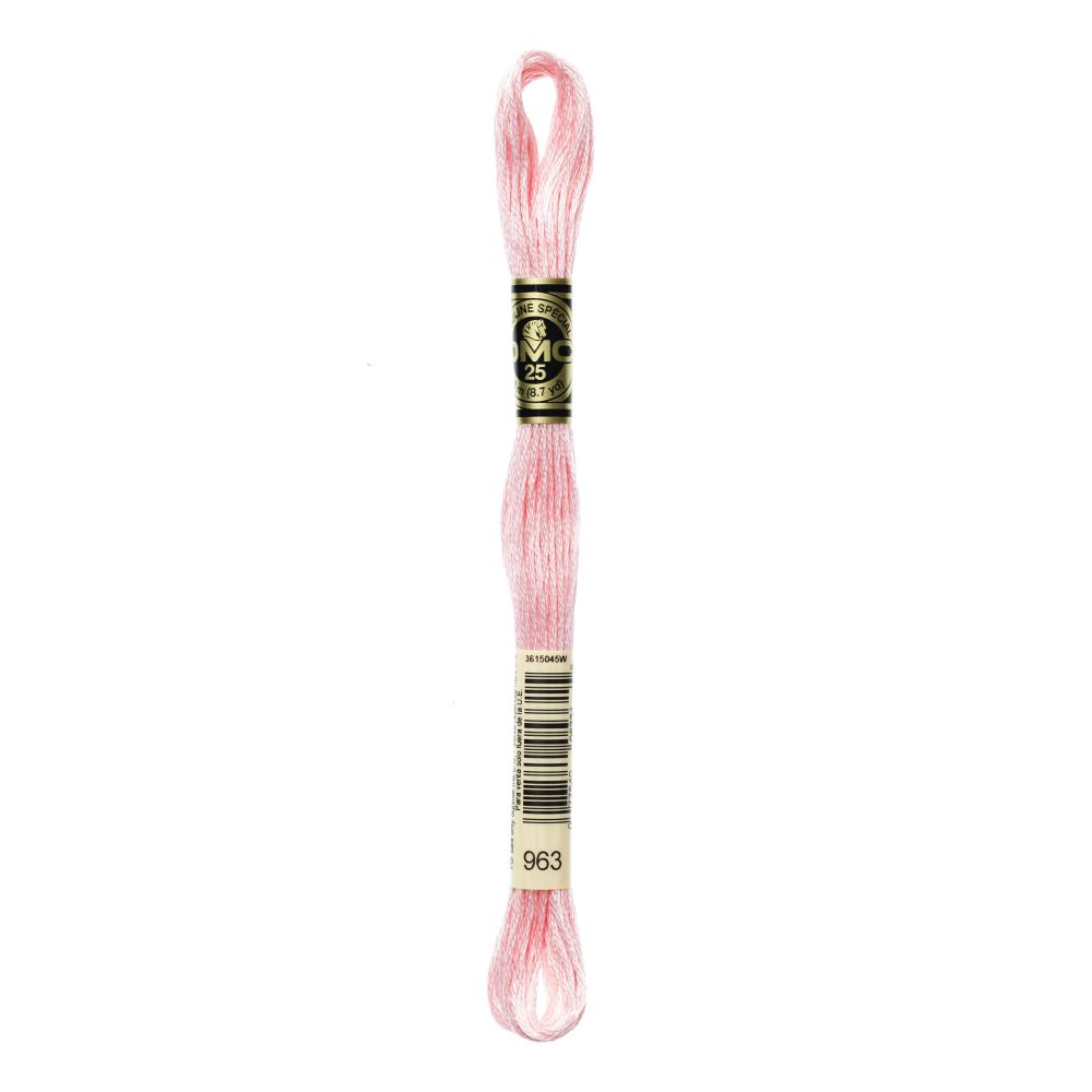 DMC 963 Six-Strand Floss – Ultra Very Light Dusty Rose