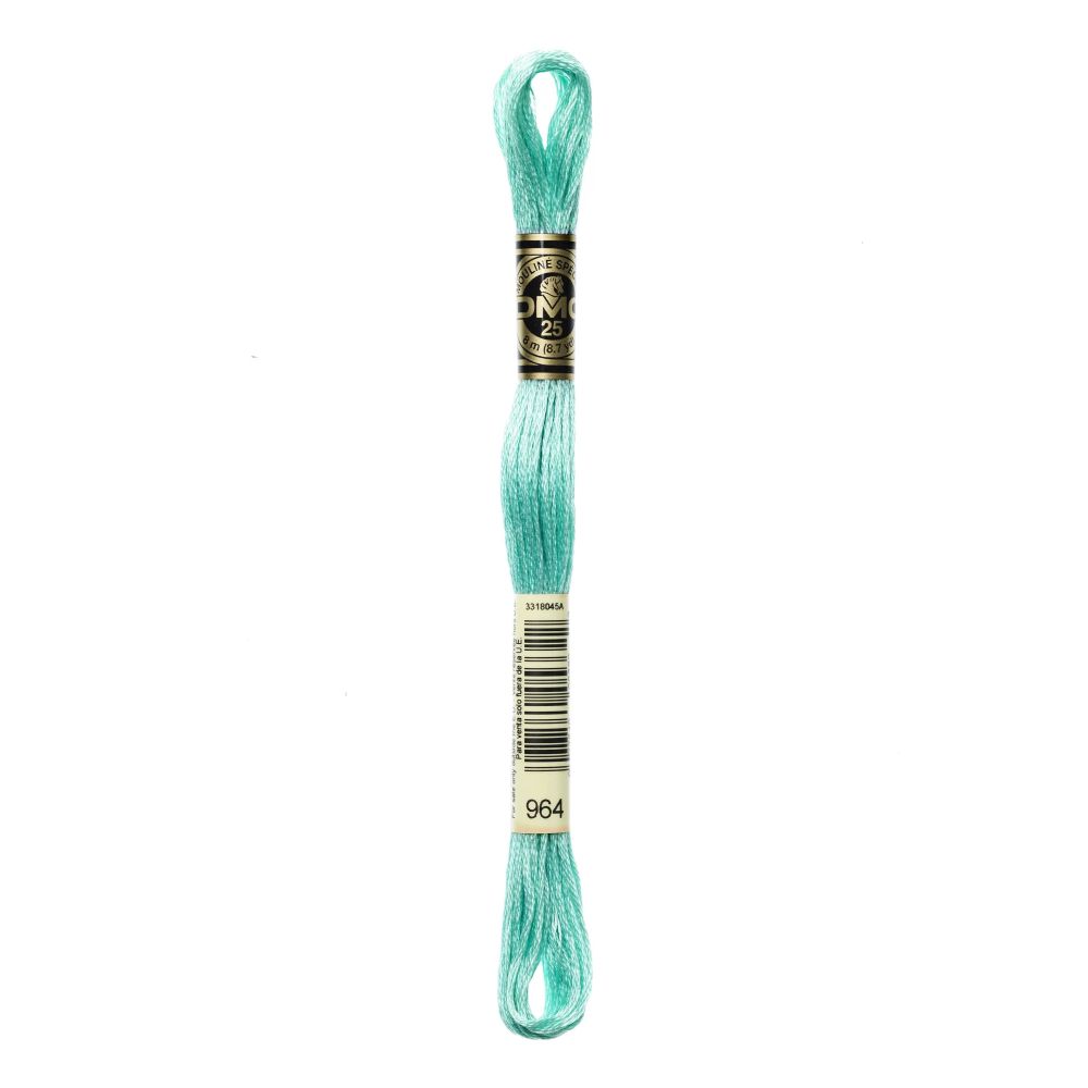 DMC 964 Six-Strand Floss – Light Seagreen DMC 964 Six-Strand Floss – Light Seagreen