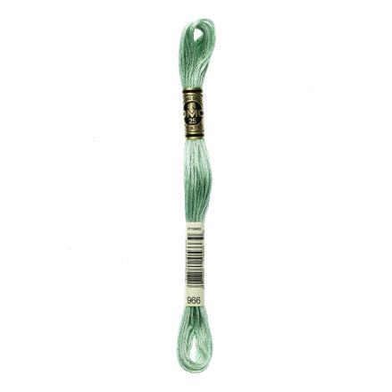 DMC 966 Six-Strand Floss – Medium Baby Green
