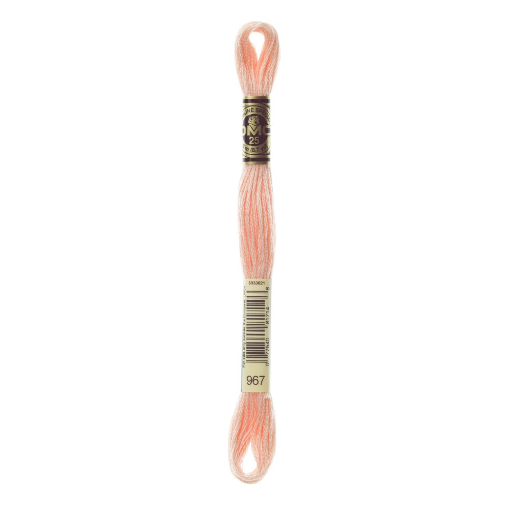 DMC 967 Six-Strand Floss – Very Light Apricot