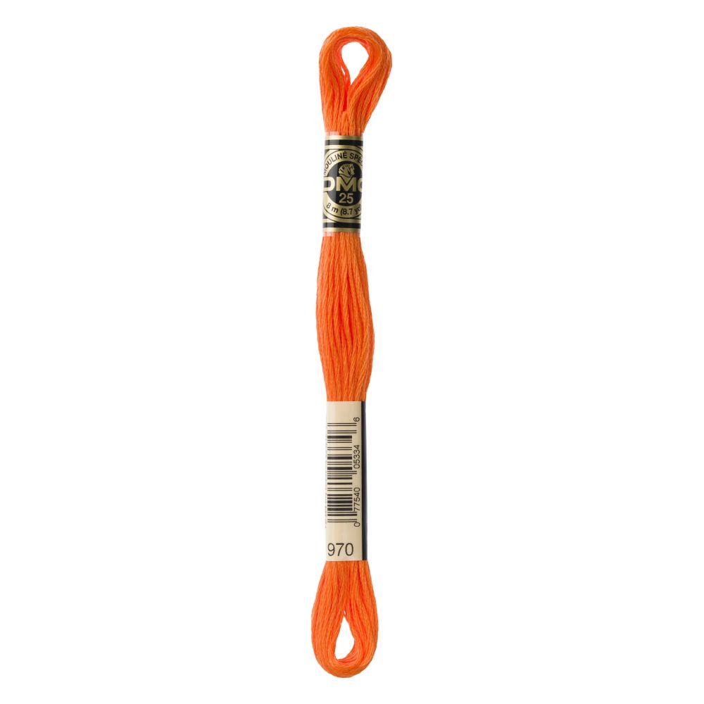 DMC 970 Six-Strand Floss – Light Pumpkin DMC 970 Six-Strand Floss – Light Pumpkin