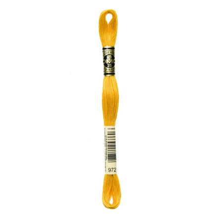 DMC 972 Six-Strand Floss – Deep Canary