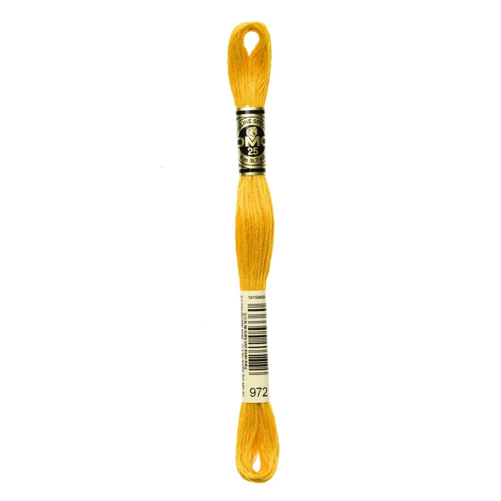 DMC 972 Six-Strand Floss – Deep Canary DMC 972 Six-Strand Floss – Deep Canary
