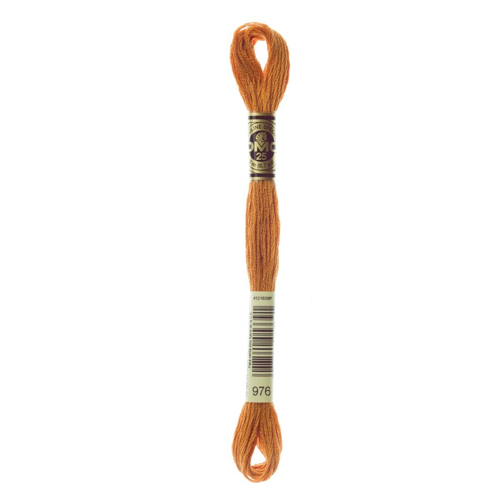 DMC 976 Six-Strand Floss – Medium Golden Brown DMC 976 Six-Strand Floss – Medium Golden Brown