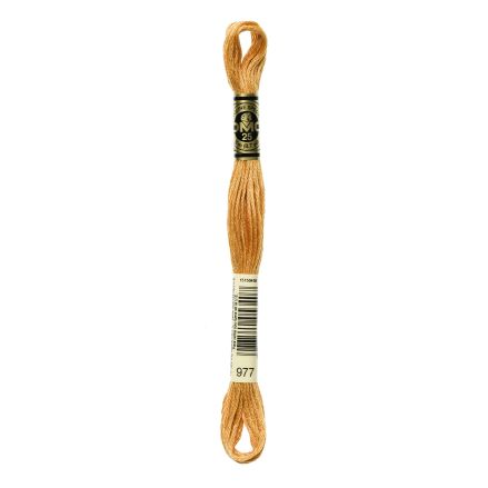 DMC 977 Six-Strand Floss – Light Golden Brown