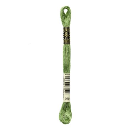DMC 989 Six-Strand Floss – Forest Green