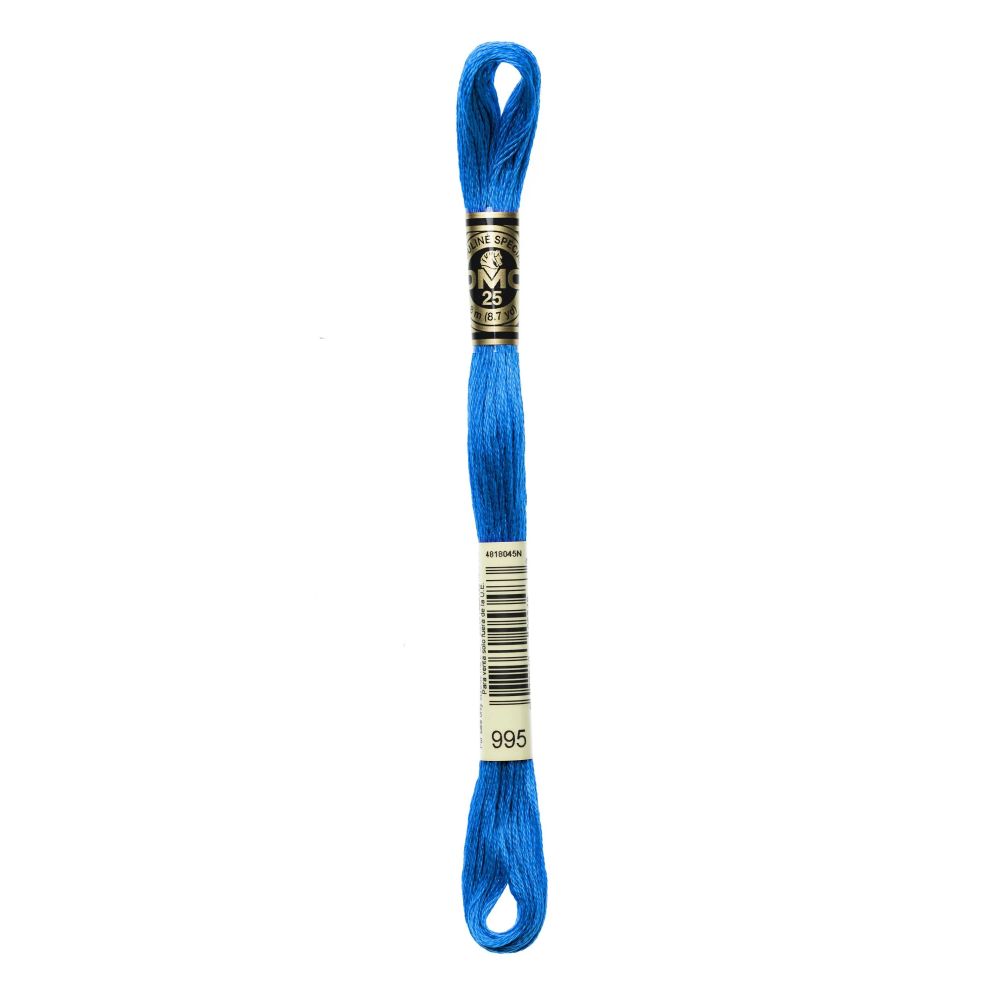 DMC 995 Six-Strand Floss – Dark Electric Blue
