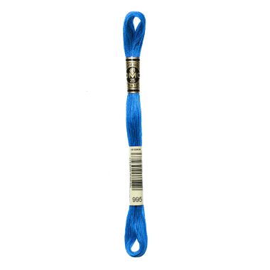 DMC 995 Six-Strand Floss – Dark Electric Blue