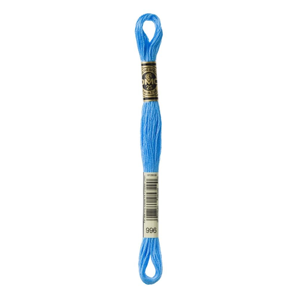 DMC 996 Six-Strand Floss – Medium Electric Blue DMC 996 Six-Strand Floss – Medium Electric Blue