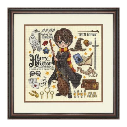 Dimensions Harry Potter Counted Cross Stitch Kit 11"X11" Magical Design (14 Count), 70-35416
