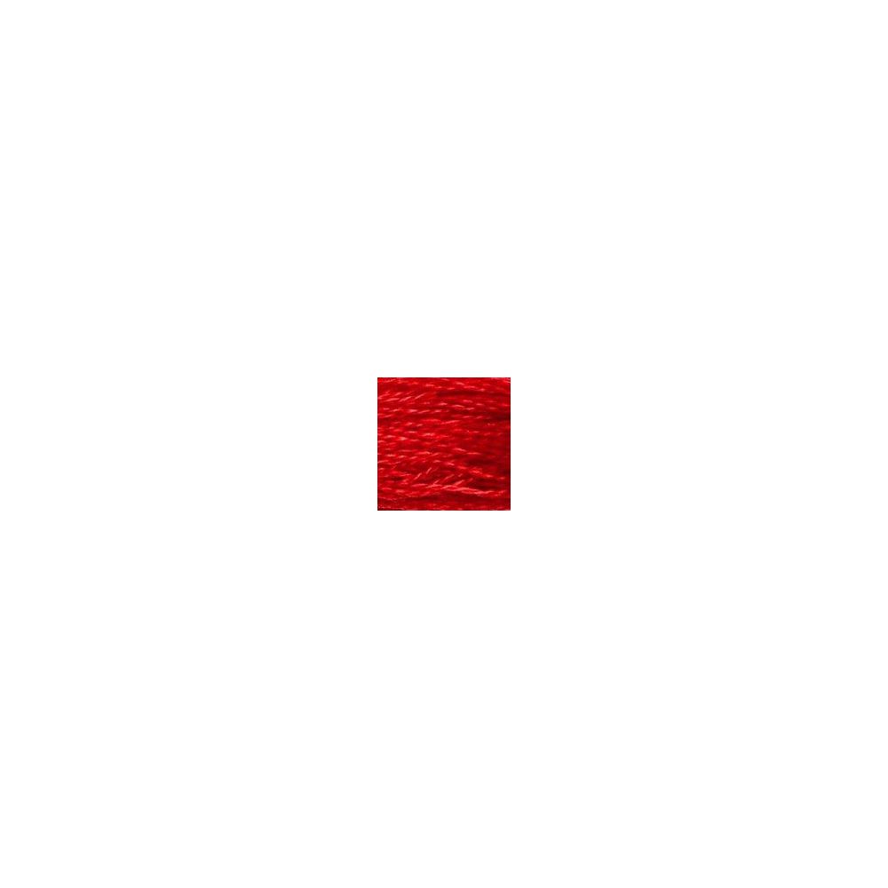 DMC 666 Six-Strand Floss – Bright Red