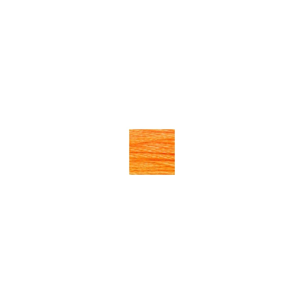 DMC 741 Six-Strand Floss – Medium Tangerine