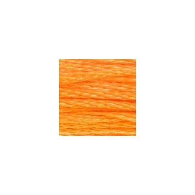 DMC 741 Six-Strand Floss – Medium Tangerine