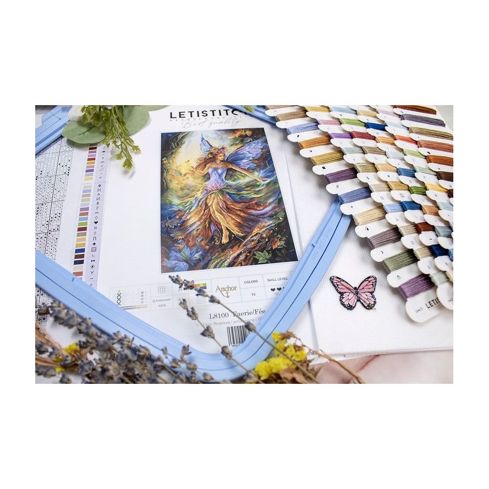 Cross Stitch Kit “L8100 Faerie/Fée” LETISTITCH