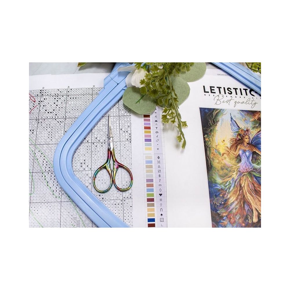 Cross Stitch Kit “L8100 Faerie/Fée” LETISTITCH