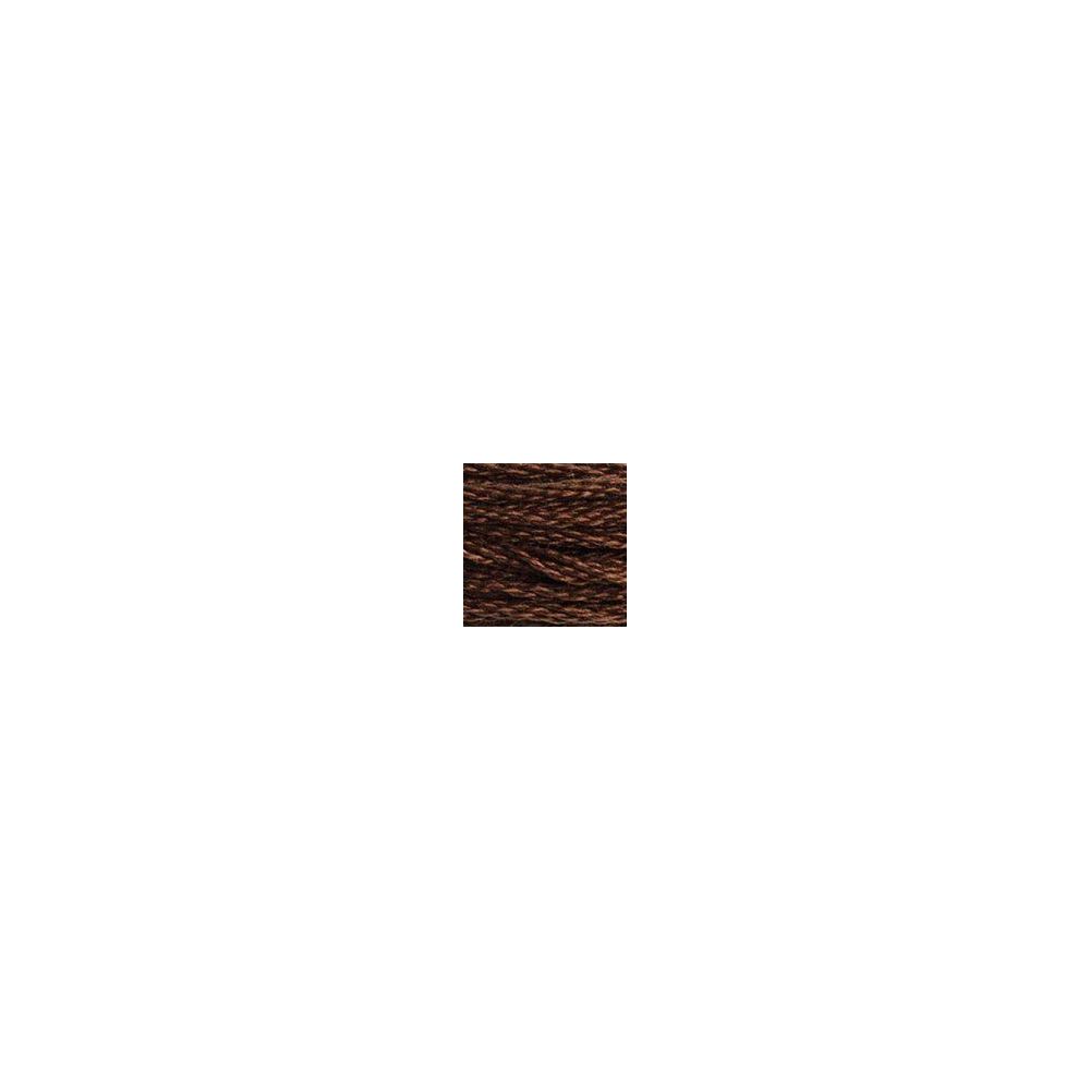 DMC 898 Six-Strand Floss – Very Dark Coffee Brown