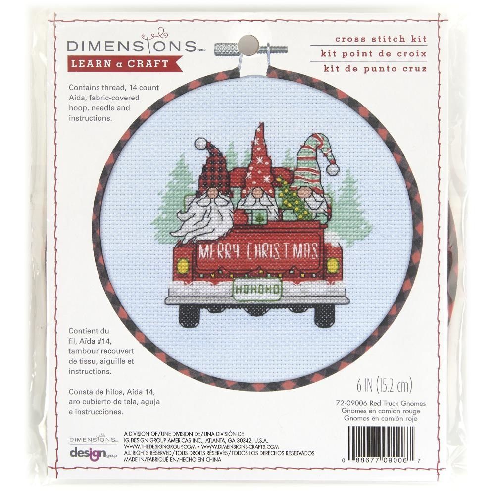 Kit point croix le noël de bourriquet PN-0145447 de Vervaco