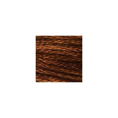 DMC 975 Six-Strand Floss – Dark Golden Brown