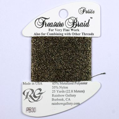 Thread PB30- Black Gold Rainbow Gallery