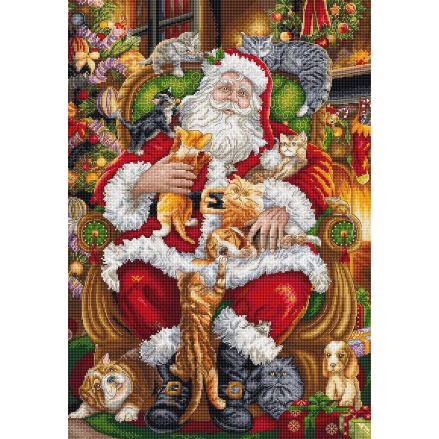 Letistitch Cross Stitch Kit – L9947 Paws & Presents with 63 Colors