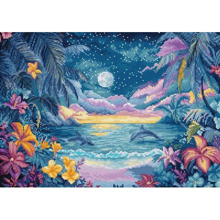 Letistitch Cross Stitch Kit – L9951 Blue Mirage with 49 Colors