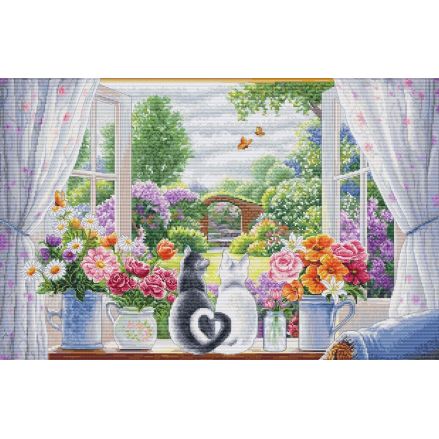 Cross Stitch Kit Luca-S - Window of dreams, BU5088
