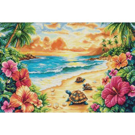 Cross Stitch Kit Luca-S - Tropical summer, BU5089
