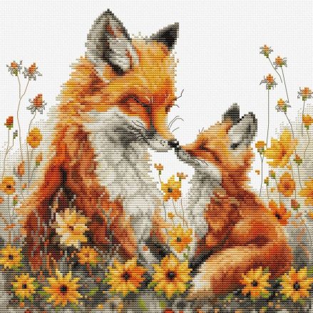 Luca-S Cross Stitch Kit,  Tenderness- DIY Kit, BU5059