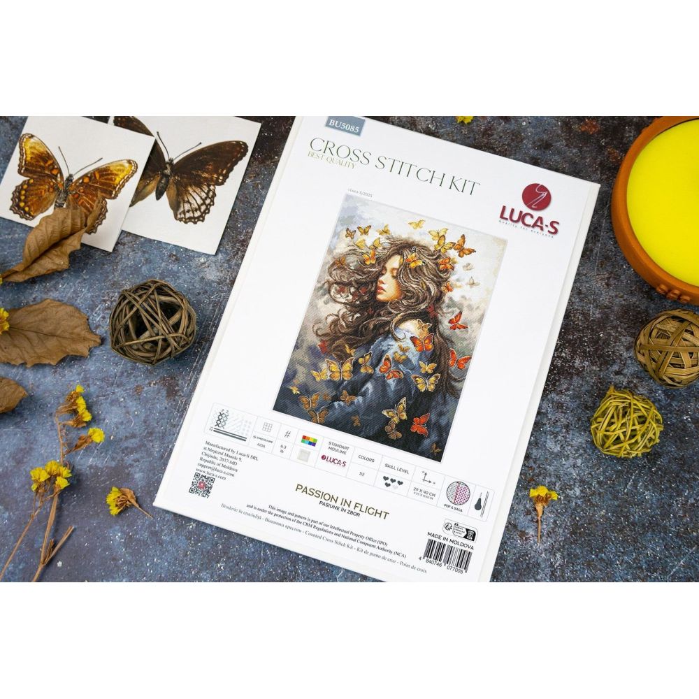 Cross Stitch Kit Luca-S - Passion in Flight, BU5085