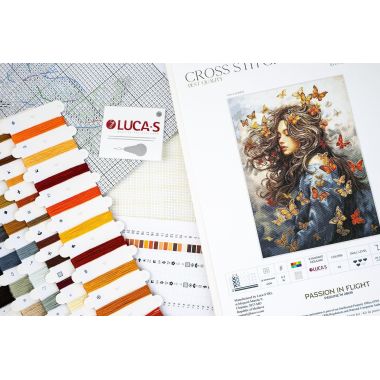 Cross Stitch Kit Luca-S - Passion in Flight, BU5085