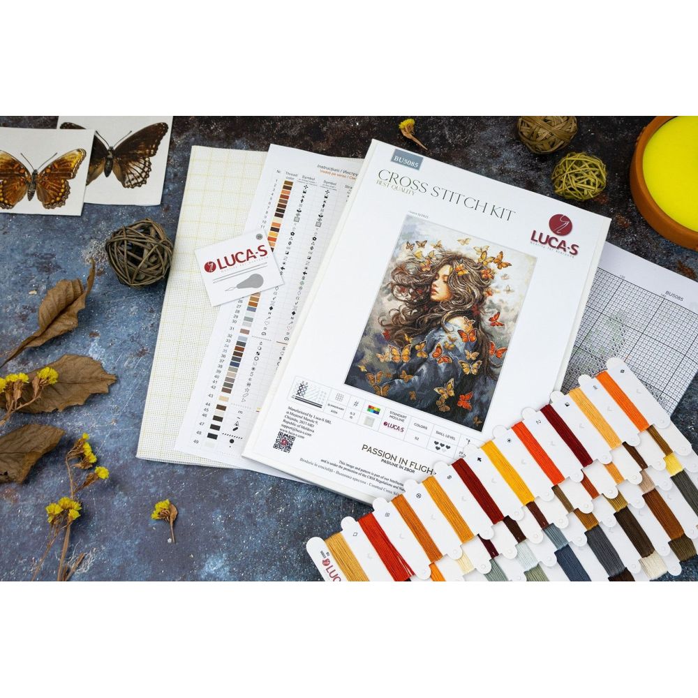 Cross Stitch Kit Luca-S - Passion in Flight, BU5085