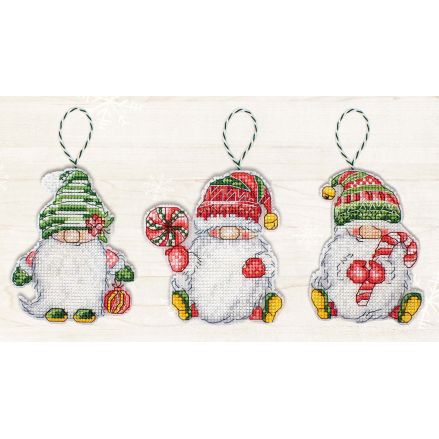 Toys Cross Stitch Kits Christmas Gnomes, Luca-S JK030