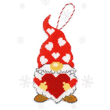 Toys Cross Stitch Kits Gnomes of Valentine's Day, Luca-S JK031