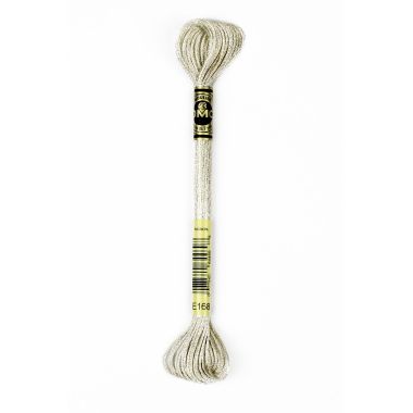 DMC E168 Light Effect Floss – Silver