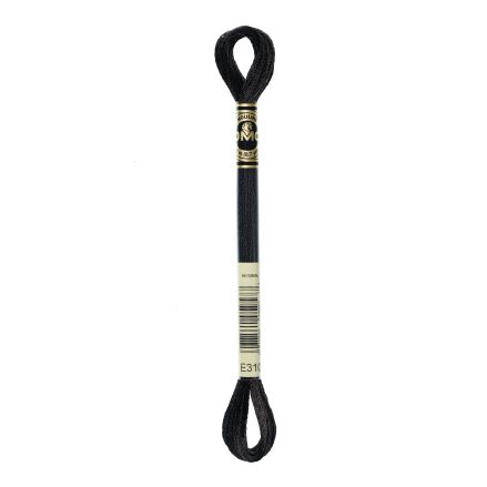 DMC E310 Light Effect Floss – Ebony