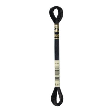 DMC E310 Light Effect Floss – Ebony