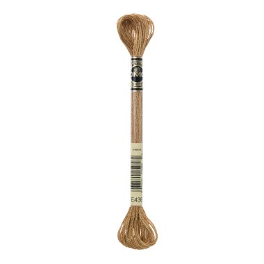 DMC E436 Light Effect Floss – Golden Oak