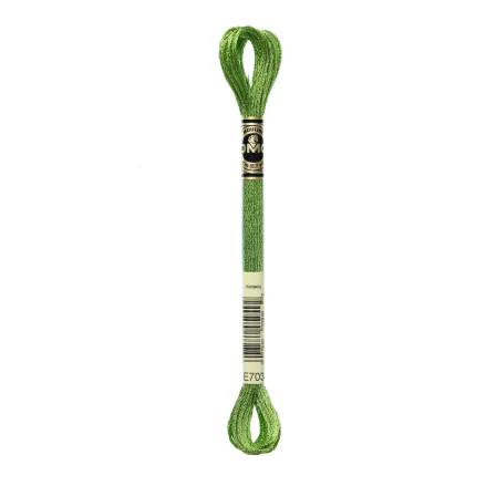 DMC E703 Light Effect Floss – Light Green Emerald