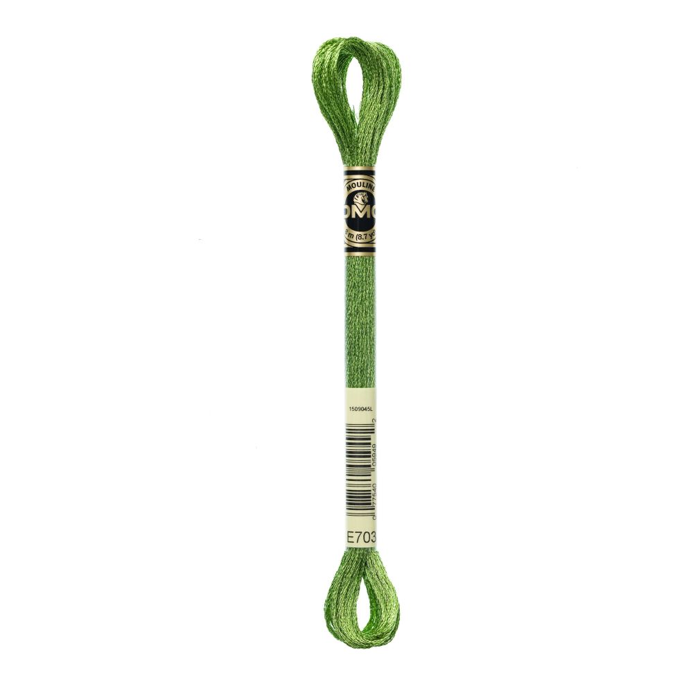 DMC E703 Light Effect Floss – Light Green Emerald