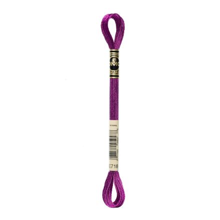 DMC E718 Light Effect Floss – Pink Garnet