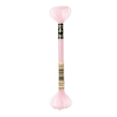DMC E818 Light Effect Floss – Soft Pink