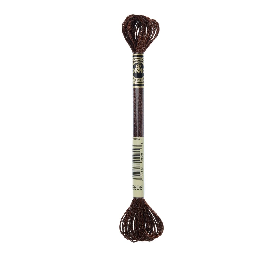 DMC E898 Light Effect Floss – Dark Oak