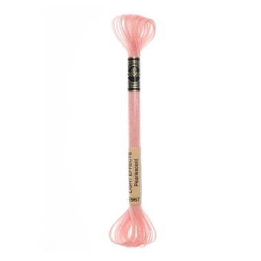 DMC E967 Light Effect Floss – Soft Peach