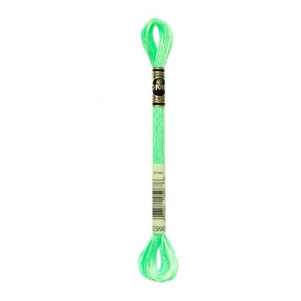 DMC E990 Light Effect Floss – Neon Green
