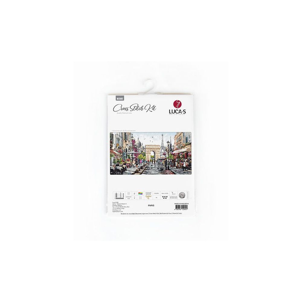 Cross-Stitch Kit Paris, Luca-S B2382