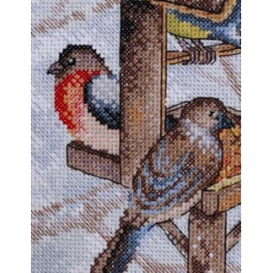 Cross Stitch kit, Bird Feed, IRIS Design, 04621