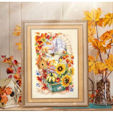 Counted Cross Stitch Kit Autumn Story, Magic Needle 250-734