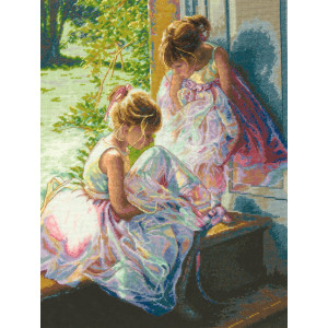 Counted Cross Stitch Kit 11"X14"-Ballerina Dreams, Dimensions, 70-35280