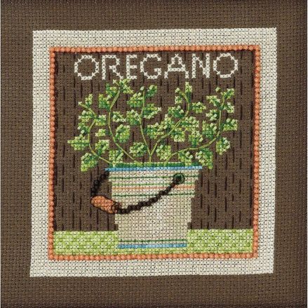 Beaded Cross Stitch Kit 2021 Debbie Mumm Oregano, Mill Hill DM302112