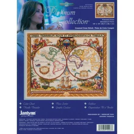 Janlynn Platinum Collection Counted Cross Stitch 18"X15", 15-0223